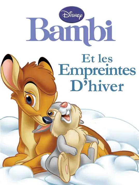 Bambi et les empreintes d'hiver