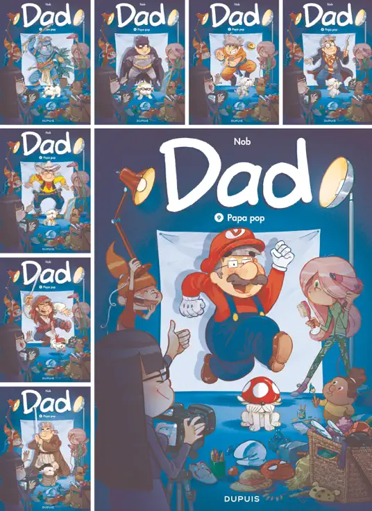 Dad - Tome 9 - Papa pop / 8 variantes de couverture