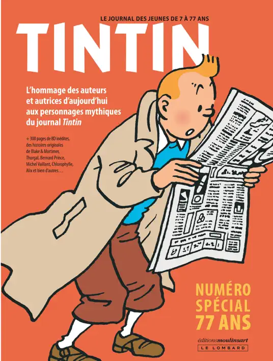 Journal Tintin - spécial 77 ans