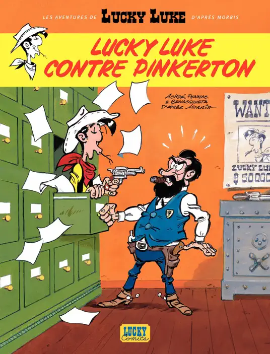 Les aventures de Lucky Luke d'après Morris - tome 4 - Lucky Luke contre Pinkerton