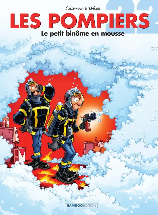 Les Pompiers - Tome 22 - Le petit binôme en mousse